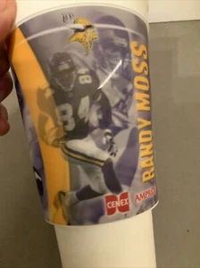 NEW 3D Minnesota Vikings Randy Moss Dante Culpepper Beer Cup NFL Football - Picture 1 of 8