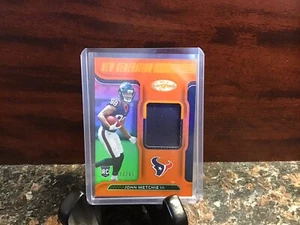 2022 PANINI CERTIFIED JOHN METCHIE III ORANGE NEW GENERATION RC PATCH /249 - Picture 1 of 2