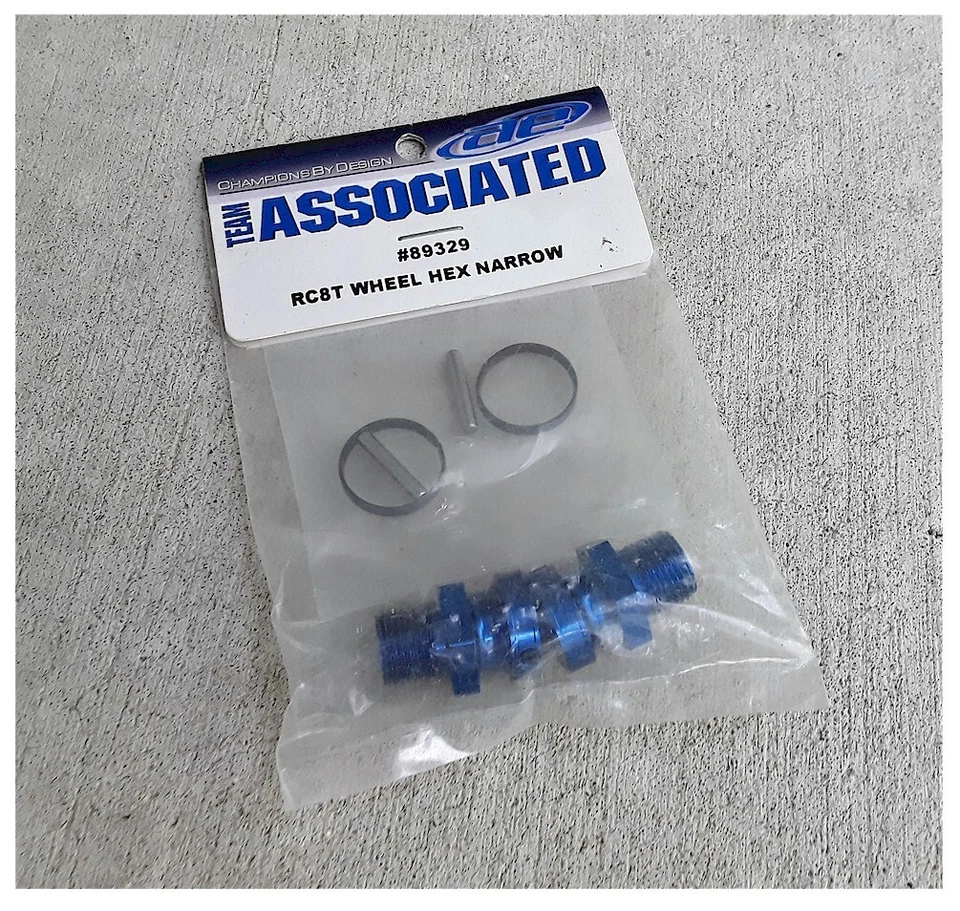 Vintage RC Team Associated 89329 RC8T Wheel Hex Narrow Discontinued Old Stock - Image 1 of 1