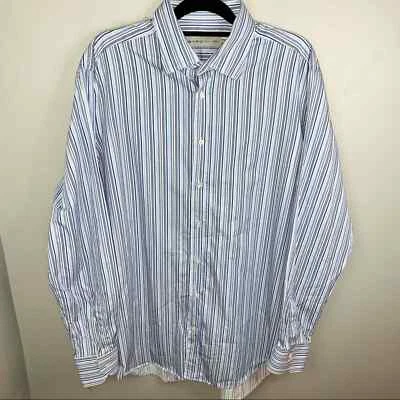 ETRO Striped Button Down Long Sleeve Collared Shirt - Image 1 of 4