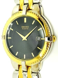 SEIKO HERREN 7N29-6301 RETRO FUNKTIONIERT NICHT DRESS ANALOG 30M QUARZUHR SGK688 - Bild 1 von 5