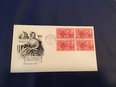 FDC Covers 1952 #1004 1st STEELCRAFT Cachet 200th Anniversary 3 Cent Stamp USA - Image 1 of 2