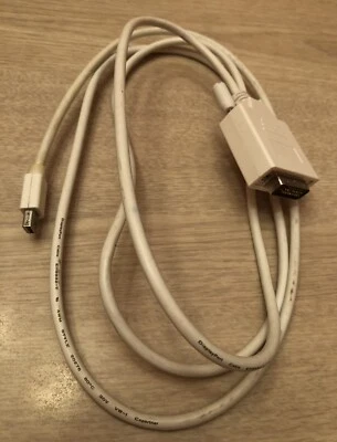 Mini Displayport to DVI Male to Male 6FT Cable Adapter For Apple Macbook Pro - Image 1 of 3