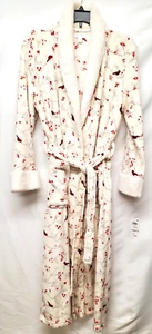 Charter Club Women's Belted Cardinal-Print Robe - Cardinal Size XSmall/Small - Picture 1 of 6