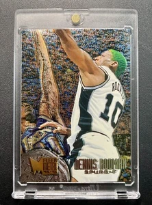 DENNIS RODMAN - SPURS - 1995/96 FLEER METAL - CARD 100 - Picture 1 of 2