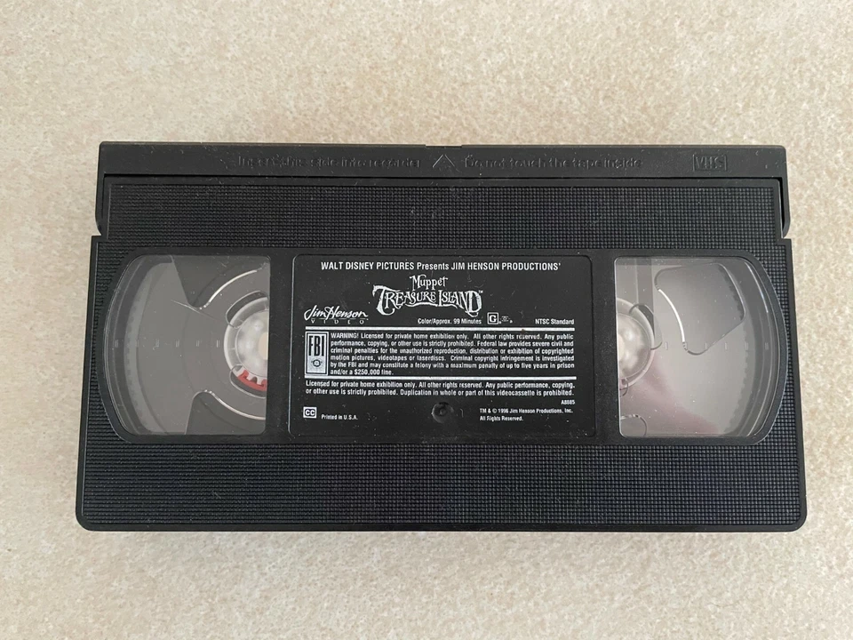 Muppet Treasure Island (1996, VHS) - Imagem 1 de 1