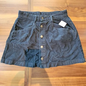 Free People Skirt Womens Size 8 Navy Blue Corduroy Mini New With Tags $60 Summer - Picture 1 of 7