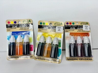 Life of the Party Artisan Bath and Body Colorants NIP 4Packages - Image 1 of 4