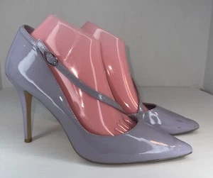 Whitehouse Black Market Sabrina Cool Wisteria Patent Leather Stilettos 10m - Picture 1 of 6