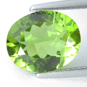 4.97Cts Excellent Natural Peridot Oval Cut Loose Gemstone Ref VIDEO - Picture 1 of 3
