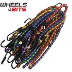 12 Heavy Duty Bungee Cord Set Hook Strap Luggage Box Car Van Roofrack Bike Rack