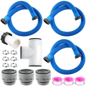 3 Pack 1.5''x59'' 29060e Flexible Pool Filter Pump Hose Kit for Above Ground ... - Picture 1 of 7