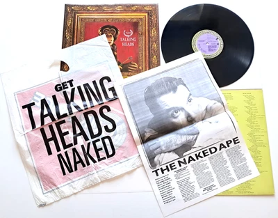 Talking Heads - Naked UK 1988 EMI Records LP + Our Price Bag & Press Cutting - Image 1 of 4