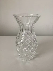 Florero redondo pequeño de cristal de plomo - 14 cms de alto - Imagen 1 de 10