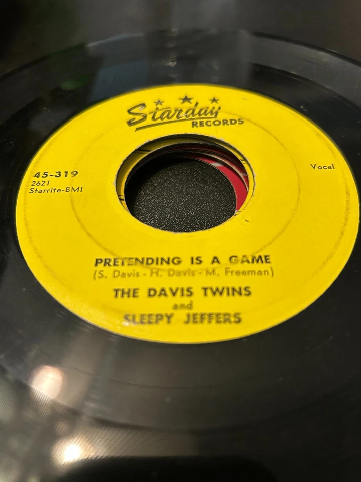 (6) 60's Bluegrass 45's (Sleepy Jeffers & Davis Twins) J.E. Mainer, others - Image 1 of 4