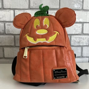 Loungefly Disney Parks Mickey Mouse Pumpkin Mini Rucksack 2019 Halloween Selten - Bild 1 von 12