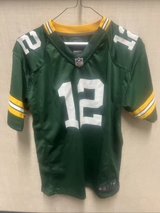 Green Bay NFL Football #12 Aaron Rodgers Nike On Field Trikot Kinder XL 18/20 - Bild 1 von 5