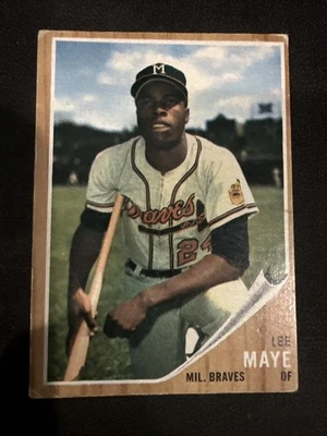 1962 Topps #518 Lee Maye Milwaukee Braves - Image 1 of 4