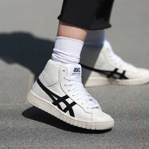 Asics Gel-Ptg Mt White Black 6.5US Basketball Lifestyle Shoes New - Picture 1 of 9
