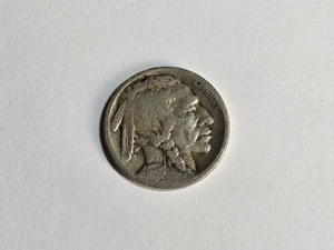 1917-S Büffelnickel sehr gut 120722 - Bild 1 von 2
