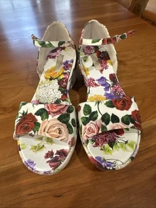 Dolce and Gabbana Ankle Strap Sandal 38 - Picture 1 of 11