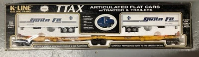 K-Line TTAX All Purpose Spine Car Set w/Trailers  TTX, PRR, SP, SF, C&NW - Image 1 of 4
