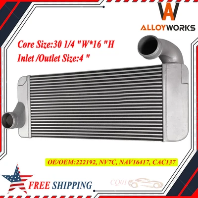 30 1/4" Wx 16" H Charge Air Cooler Fits International 7600/8600/9200i 9400i SBA Foto 1 de 4