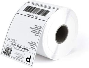 4 "x 6" Direkte Thermische Versandetiketten Weiß Versand Selbstklebend - 2er Pack - Bild 1 von 11