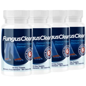 Fungus Clear Probiotic - Advanced Fungus Clear Pills for Nails - 4 Bottles - Picture 1 of 3
