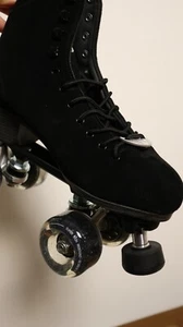 Luna Skates Rollschuhe Shadow Roller Derby Figure Kunstlauf EU40 UK6.5 schwarz - Bild 1 von 11