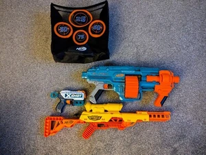 Nerf Gun Bundle Good Condition - Picture 1 of 19