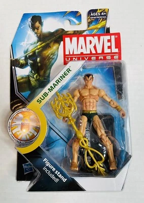 Экшн-фигурка Hasbro Marvel Universe 3,75 дюйма Sub-Mariner (Namor) No 019 2011 новая - Изображение 1 из 3