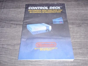 Folleto manual NES Control Deck para el sistema de entretenimiento NES Nintendo 1989 - Imagen 1 de 10