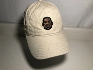 Adidas Lebron James Logo Face Khaki Hat Cleveland Cavaliers Dad Cap One Size - Picture 1 of 11