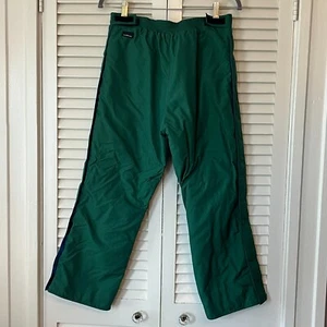 L. L. Bean vintage kids ski pants green side zips Size 14 16 large - Picture 1 of 8