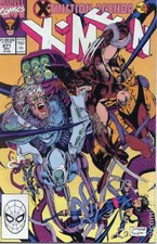 Uncanny X-Men #271 VG 1990 Stock Image Low Grade