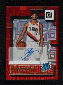 2022-23 Donruss Choice Red Signatures 54/99 Shaedon Sharpe Rookie Auto RC - Bild 1 von 1