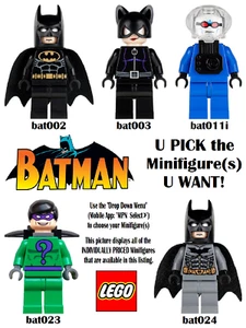 LEGO U PICK Minifigures DC COMICS BATMAN **USED** - Picture 1 of 11