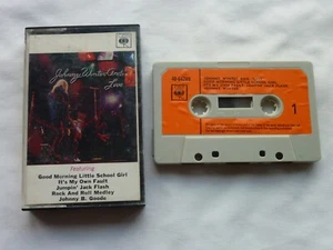 Johnny Winter Live 6 track Canada cassette tape - Picture 1 of 3