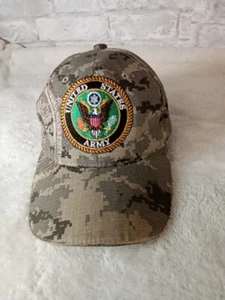 US Army Military Camouflage Baseball Hat Cap PROUDLY WORN Desert Storm - Picture 1 of 6