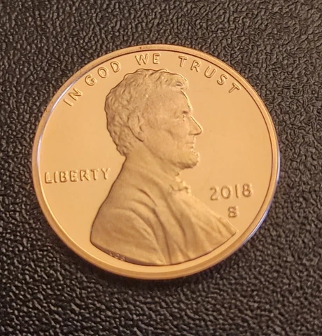 2018 S PROOF LINCOLN CENT - Penny is from a Proof Set - FREE SHIPPING Cover