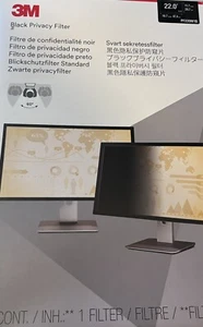 22 Inch Computer Privacy Screen Filter for Computer Monitor 16:9 Aspect Ratio - Picture 1 of 1