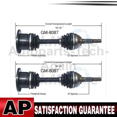 2 Trakmotive Front CV Axle Shaft Fits 1983-1994 Chevrolet S10 Blazer - Image 1 of 2
