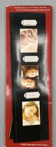 Triple Photo Frame with 10 Interchangeable Photo Titles - Picture 1 of 6
