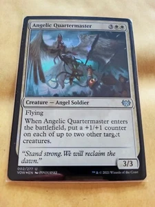 Angelic Quartermaster FOIL - MTG Innistrad: Crimson Vow Uncommon Near Mint (NM) - Imagen 1 de 1