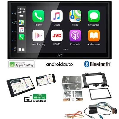 JVC KW-M560BT Autoradio Apple CarPlay Android für Volkswagen VW Crafter Quadlock - Bild 1 von 4