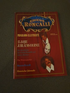 Roncalli – Programm-Illustrierte – Jubiläumstournee 1991 – Paperback - Bild 1 von 4