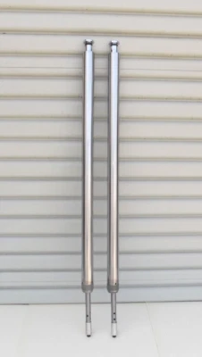 PRO-ONE 41MM 14 OVER STOCK 38-1/4" CONJUNTO DE TUBO DE GARFO CROMADO RÍGIDO HARLEY CHOPPER - Imagem 1 de 3