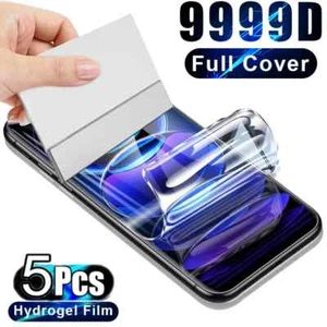 FULL COVER Hydrogel Film Screen Protector For Xiaomi Redmi Note 14 13 12 11 Pro - Photo 1/10