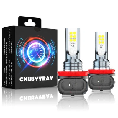 2X Bombillas antiniebla LED H8 H11 Bombilla antiniebla 6000K para Buick Rainier 2004-2007 Foto 1 de 4